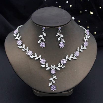 Elegant Baroque Bridal Crown Jewelry Set