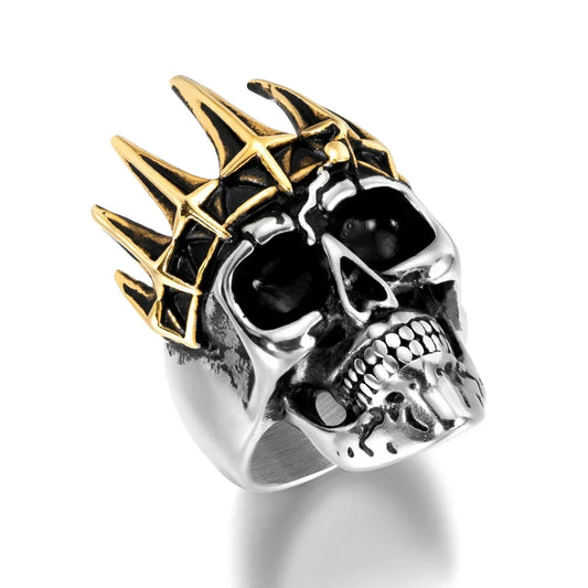 Western Cow Skeleton Rings for Men Fashion
