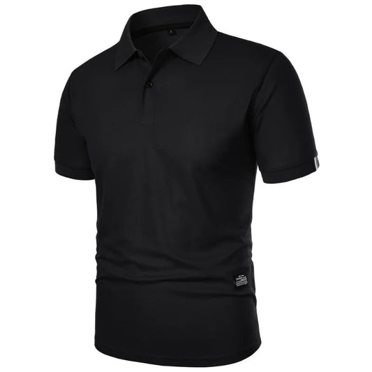 Lightweight Short Sleeve Polo Shirt for Men
