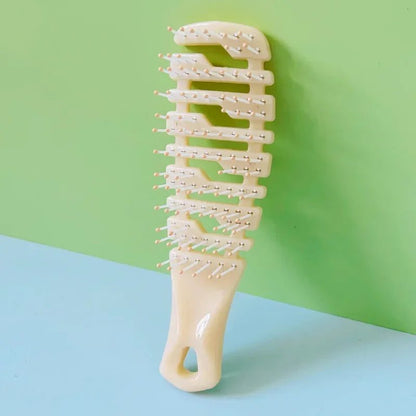Gradient Hollow Out Hair Brush for Detangling