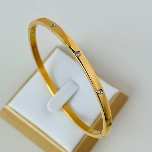 Waterproof Zircon Inlaid Bracelets for Elegance