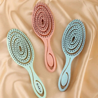 Elastic Wet Dry Massage Comb for Hair