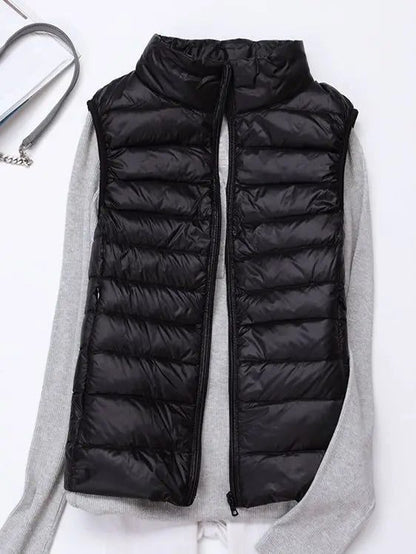 Women’s Ultra Light Duck Down Vest Slim