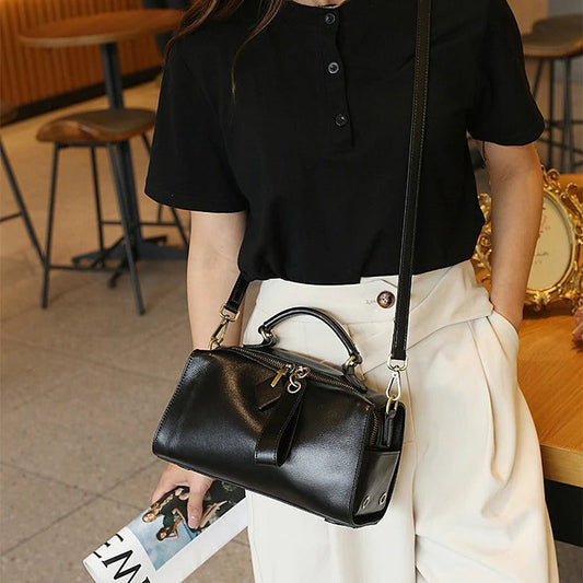 2024 Trendy Cowhide Leather Crossbody Handbags