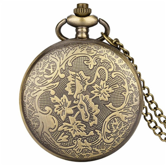 Unisex Quartz Pocket Watch with Scorpion Design