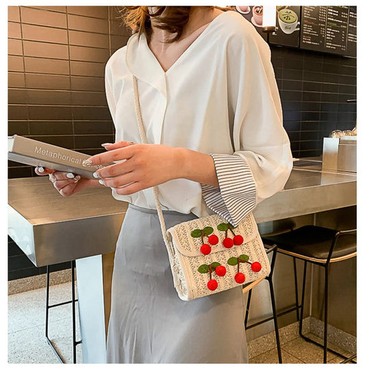 Cute Summer Straw Crossbody Bags for Women