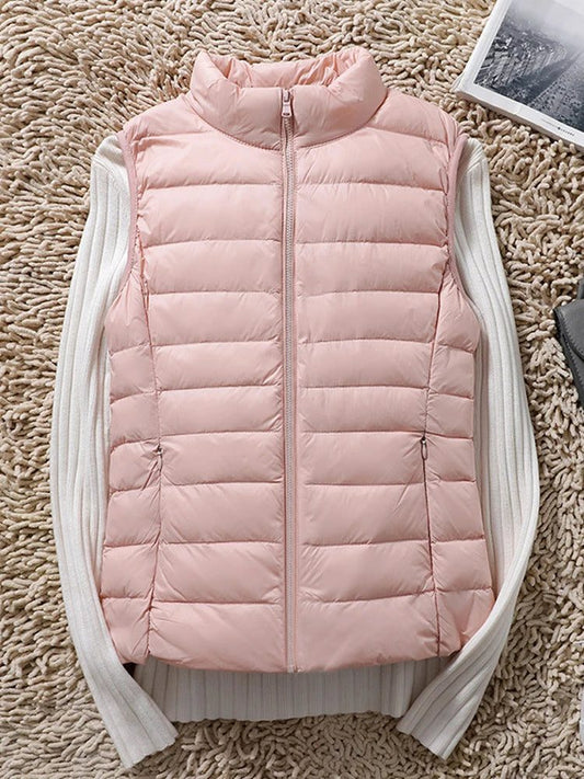 Women Lightweight Duck Down Puffer Vest