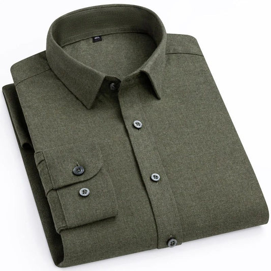 Men's Premium Flannel Long Sleeve Shirt