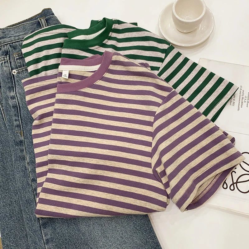 Versatile Striped T-Shirts for Women 2023