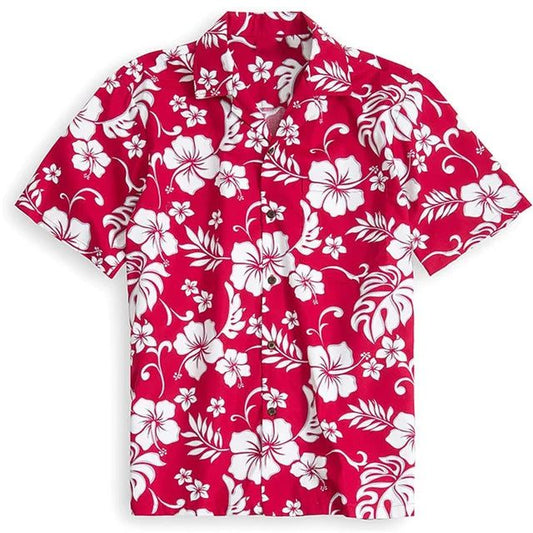 Men's 3D Floral Hawaiian Shirt Slim Fit