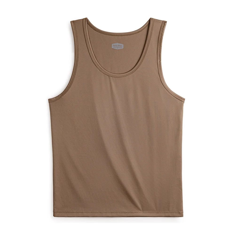 Breathable Men's Ribbed Tank Top - Summer Essential