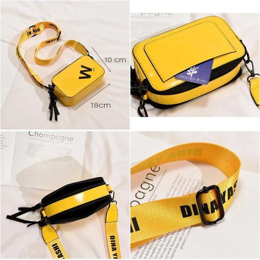 Stylish Women's Crossbody Handbag with Wide Strap