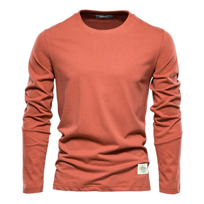 High-Quality Cotton Long Sleeve T-Shirt for Men
