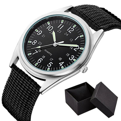 Unisex Luminous Dial Military Sports Quartz Watch