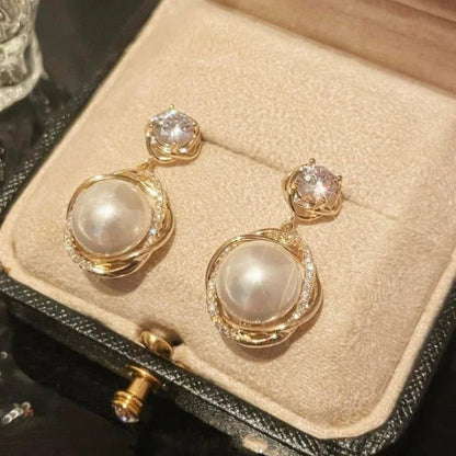 Elegant Pearl Drop Earrings for Women