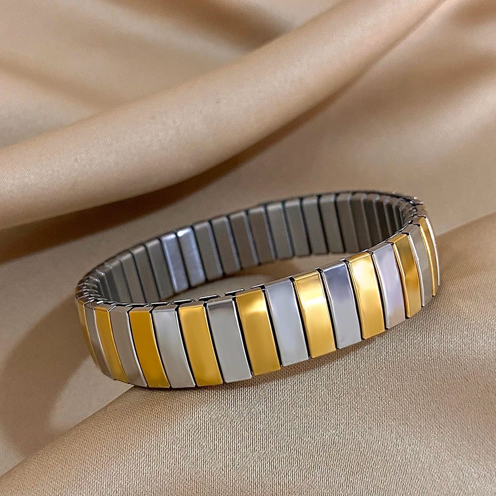 Waterproof Gold Plated Stainless Steel Bracelets