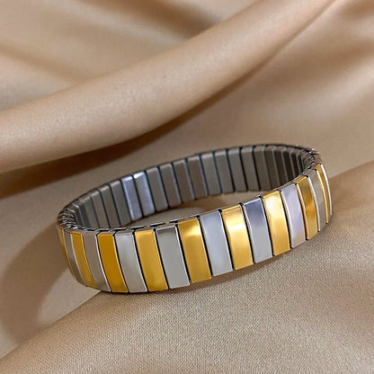 Waterproof Gold Plated Stainless Steel Bracelets