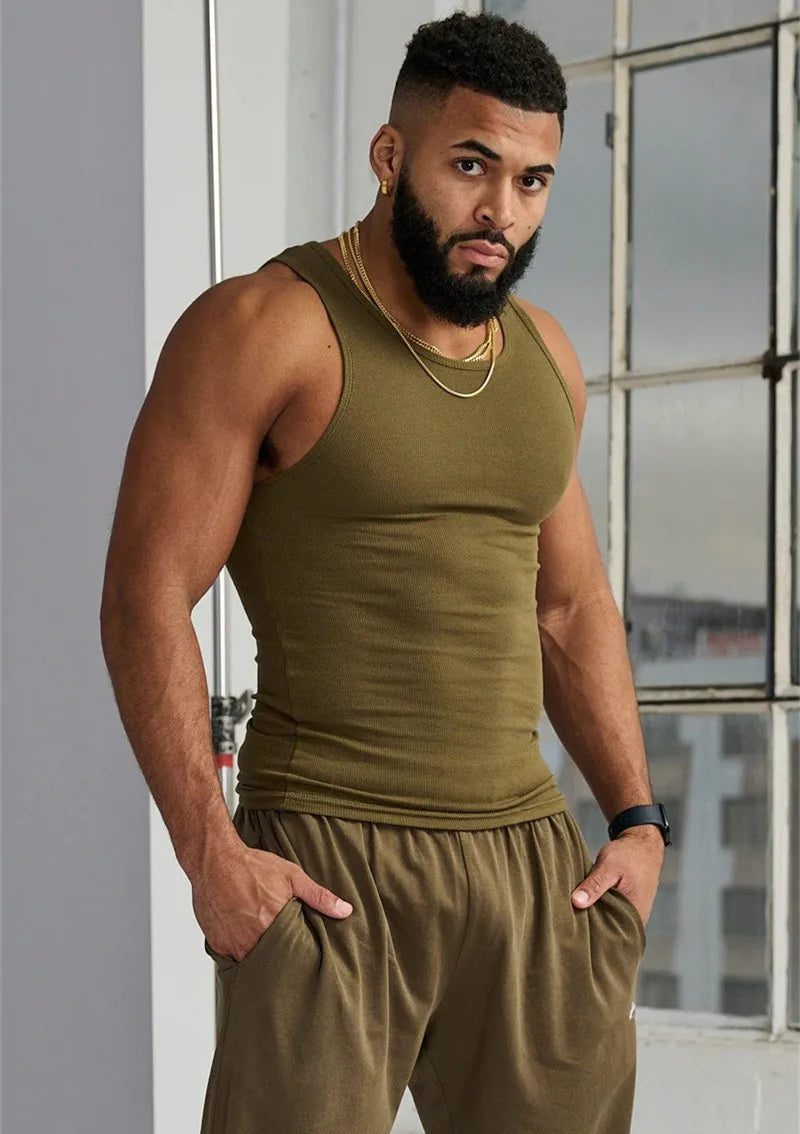 Men's Quick Dry Slim Fit Workout Tank