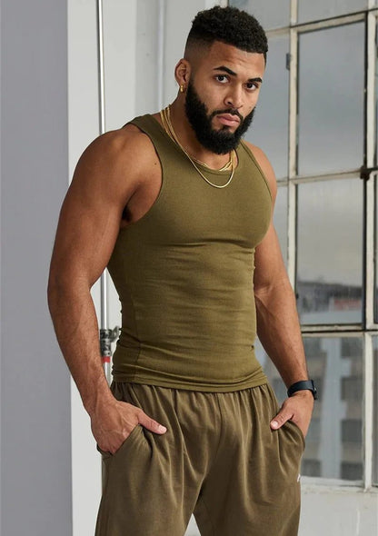 Men's Quick Dry Slim Fit Workout Tank