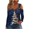 Chic Women's Christmas Cotton T-Shirts Collection