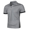 Lightweight Lapel Tshirts for Men | D-Gray Black