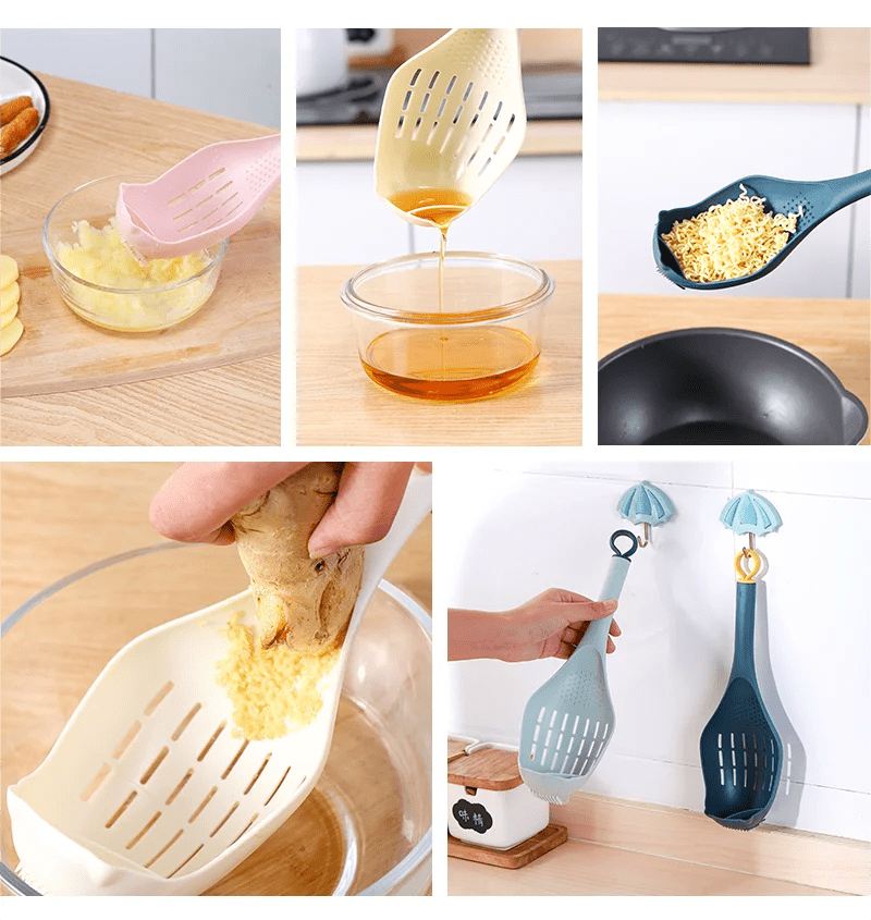 Large Slotted Spoon Colander for Efficient Cooking