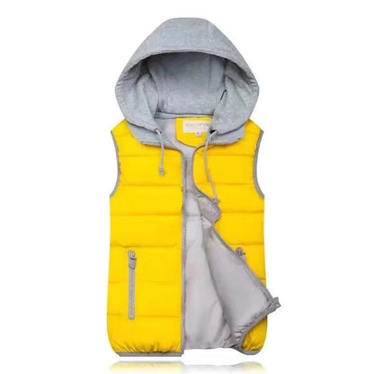 Korean Women Puffer Vest Warm Oversized