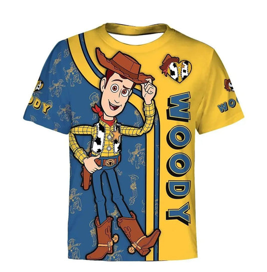 2024 Toy Story 3D Print T-Shirts