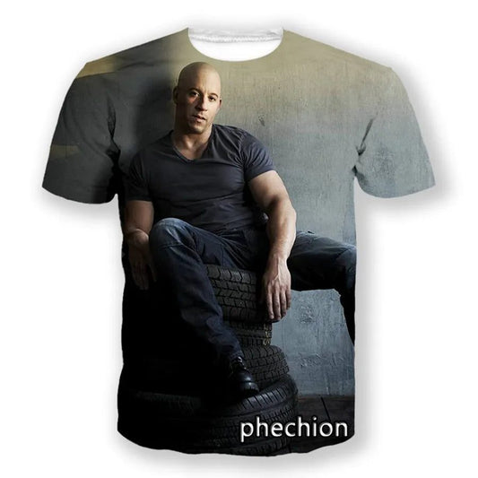 Unisex 3D Print Diesel T-Shirt for Hip Hop