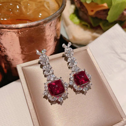 Luxury Emerald Sapphire Jewelry Set for Women
