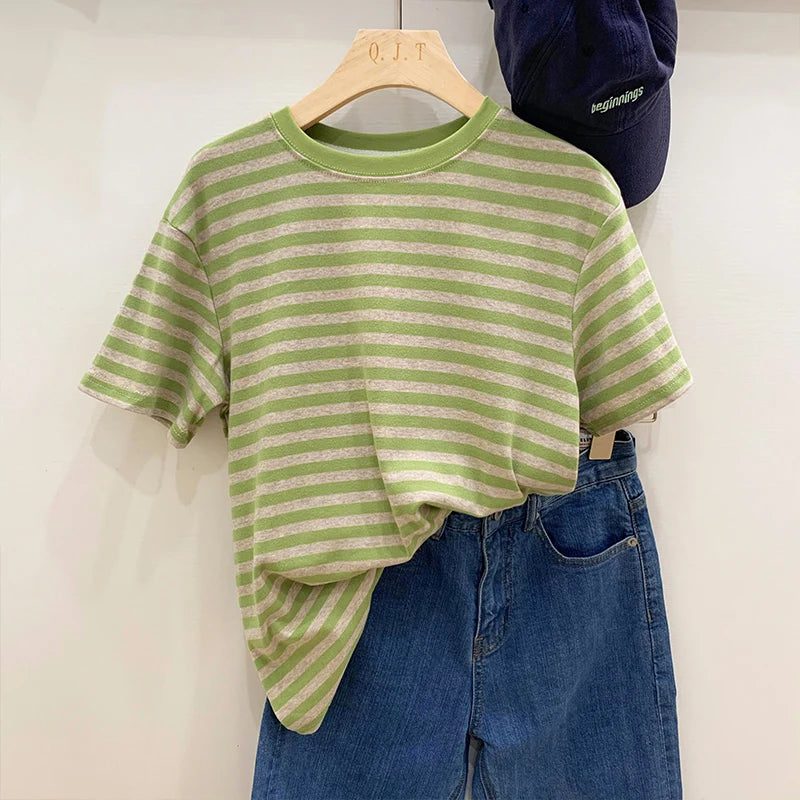 Versatile Striped T-Shirts for Women 2023