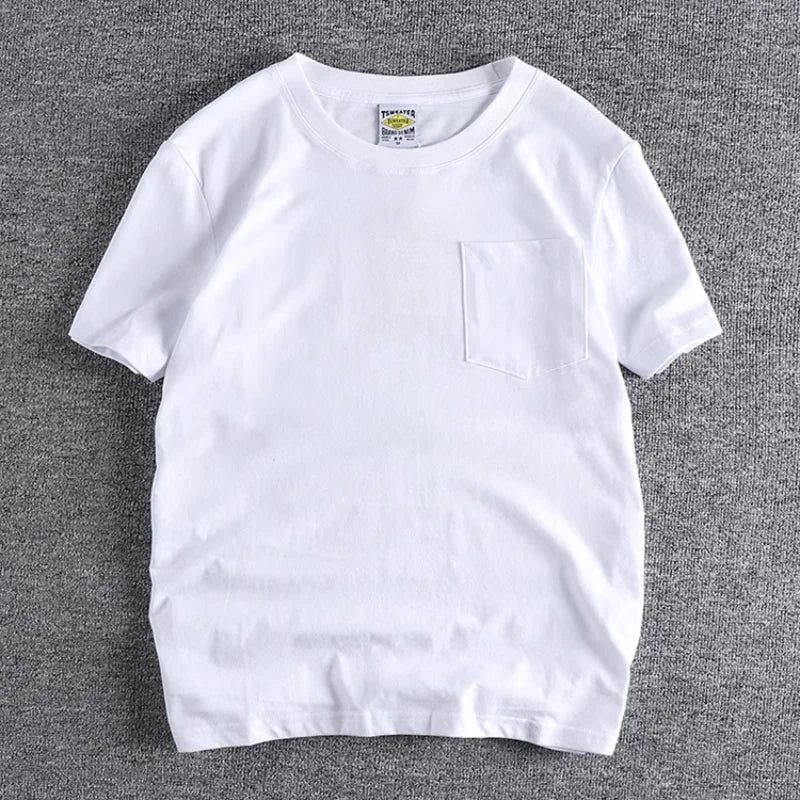 Men's Cotton Pocket T-Shirt - Basic Style