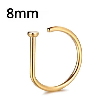 Stainless Steel Fake Septum Nose Ring