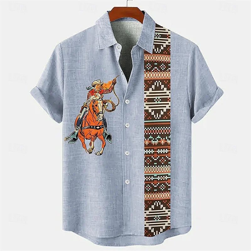 Lightweight Linen Short Sleeve Shirts for Men