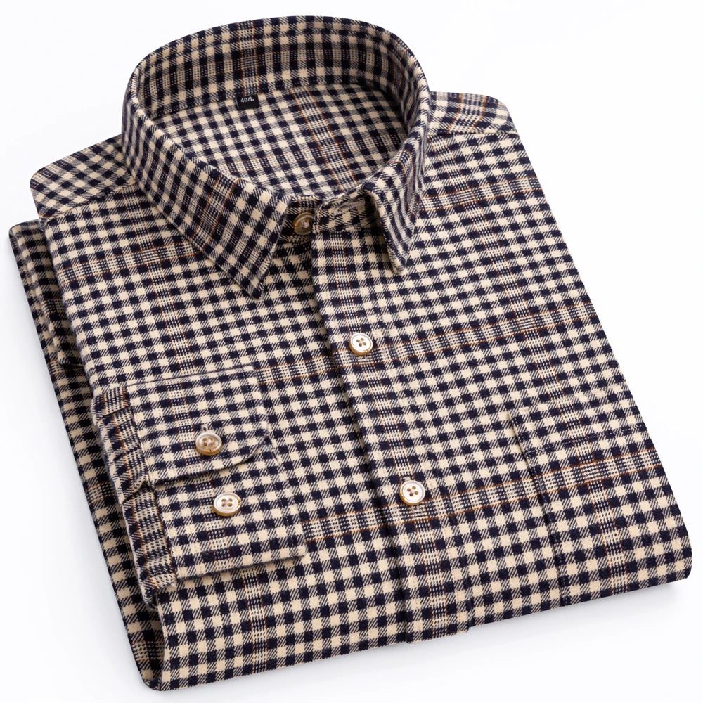 Men's Premium Flannel Long Sleeve Shirt