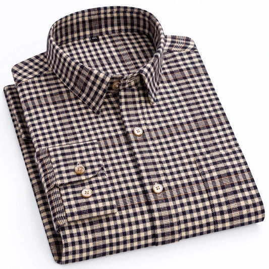 Men's Premium Flannel Long Sleeve Shirt