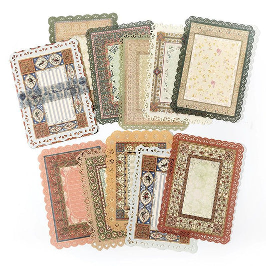Vintage Floral Lace Scrapbook Paper Pack