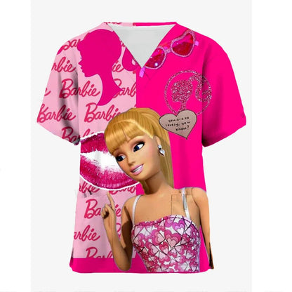 Cartoon Surgical Gowns T-Shirt for Women