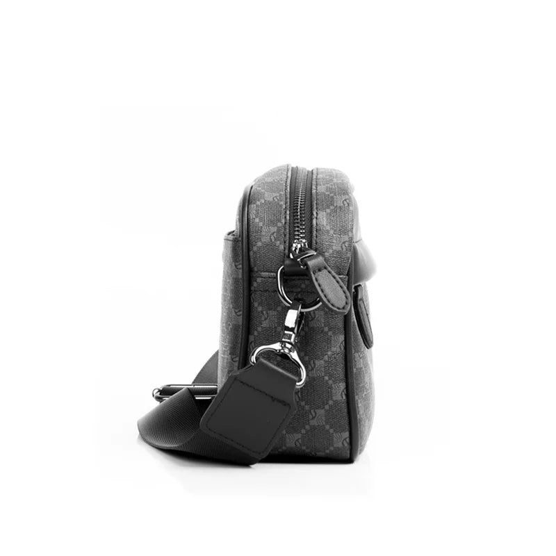 Luxury Men's Crossbody Leather Shoulder Handbags