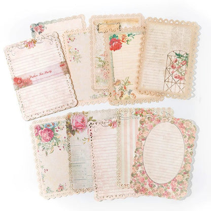 Vintage Floral Lace Scrapbook Paper Pack