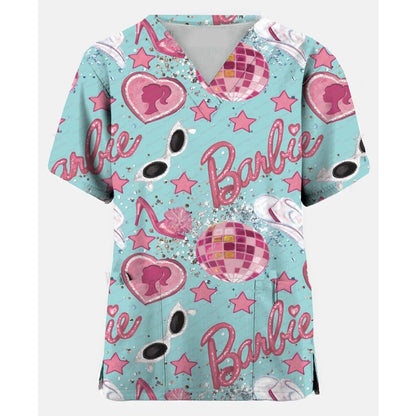 Cute Nurse Scrubs T-Shirt for Women