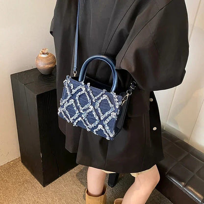 2024 Fashion Denim Messenger Bags for Women