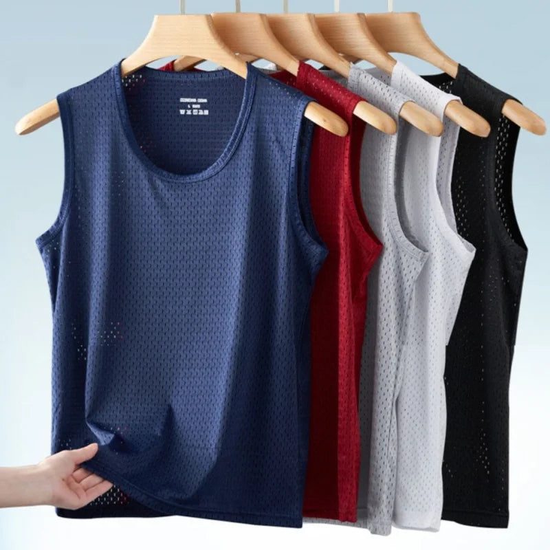 Men's Quick-Drying Ice Silk Mesh Tank Top