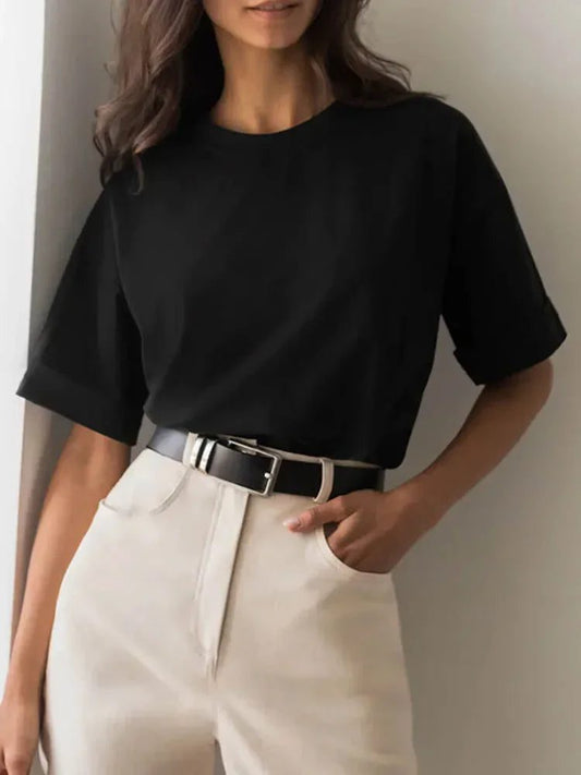 Trendy Oversized Cotton T-Shirts for Women