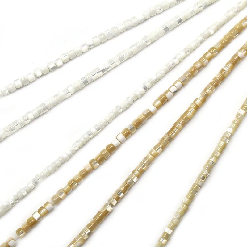 Natural Mother of Pearl Disc Beads for Jewelry