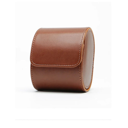 Chic Vintage Leather Watch Organizer Travel Case