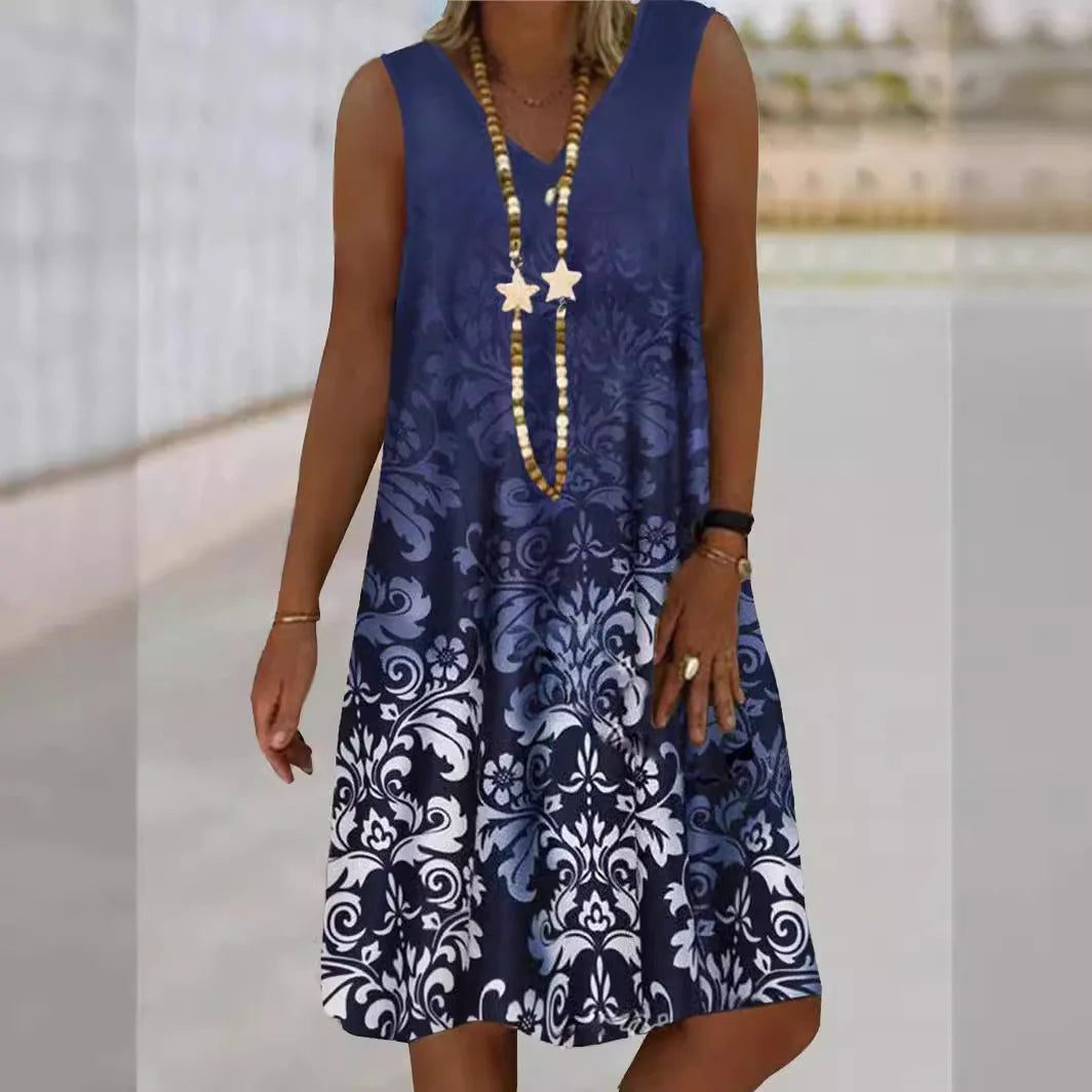 Stylish V-Neck T-Shirt Dresses for Women