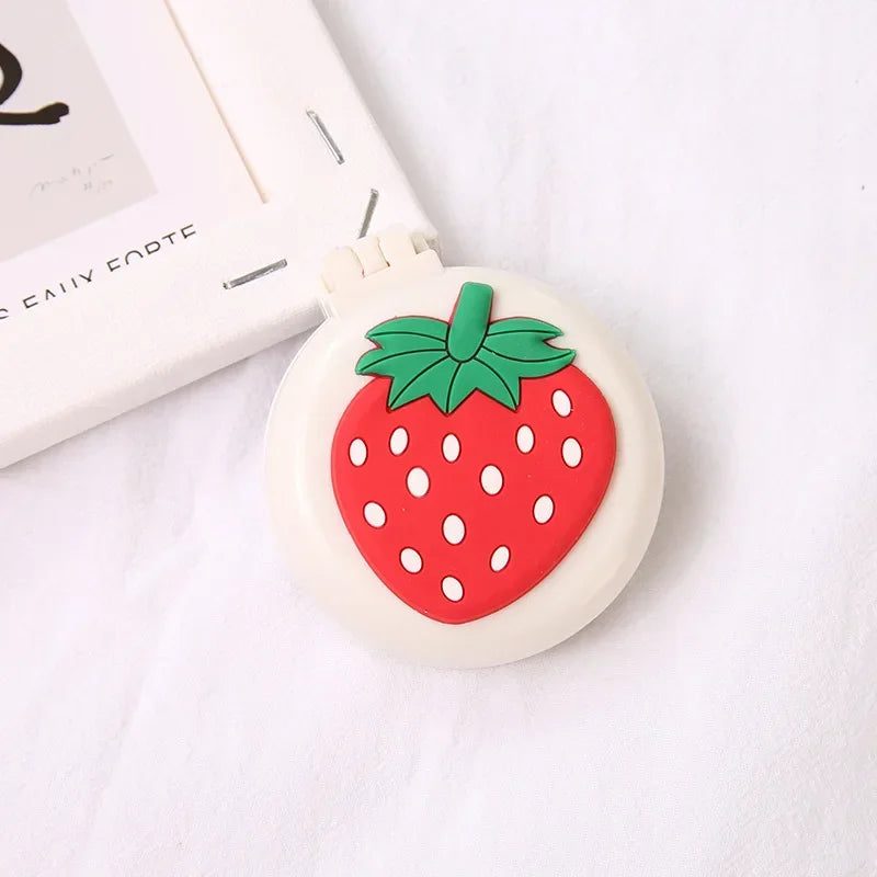 Compact Travel Hair Brush with Mirror