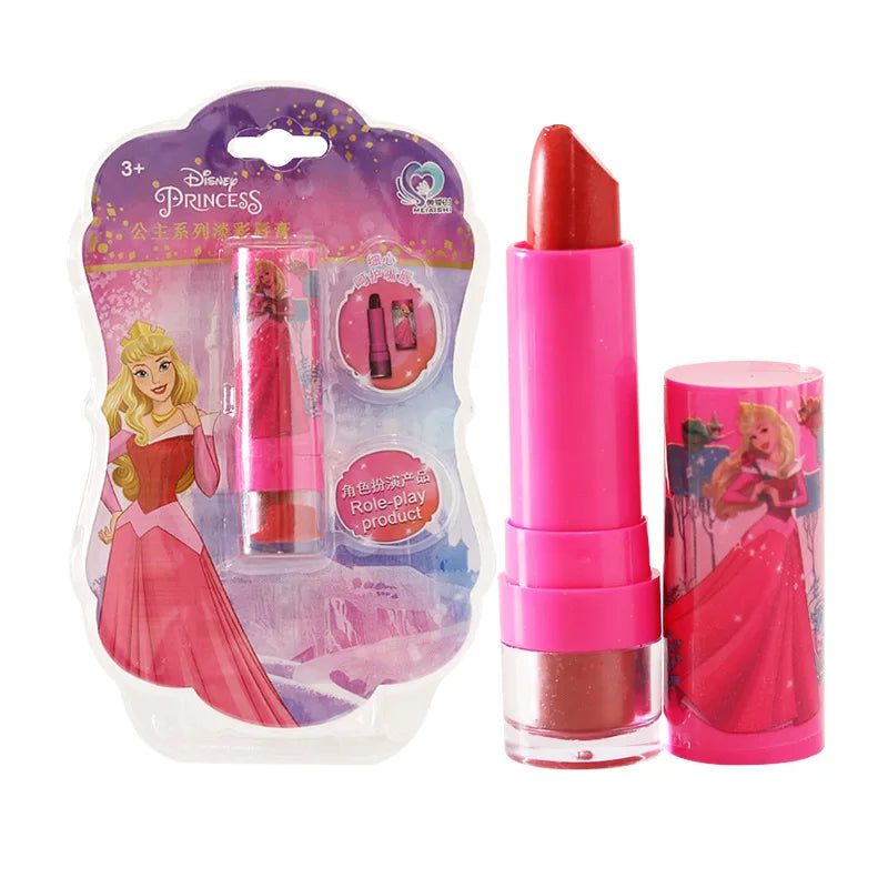 Girls' White Lipstick Makeup Toy Set