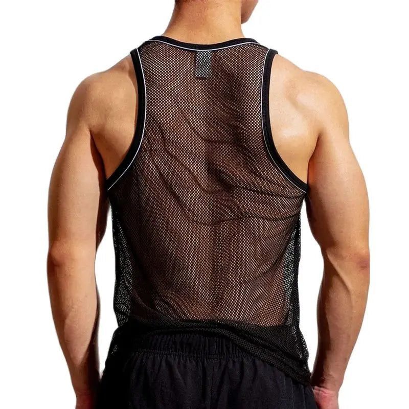 Breathable Mesh Tank Top for Men